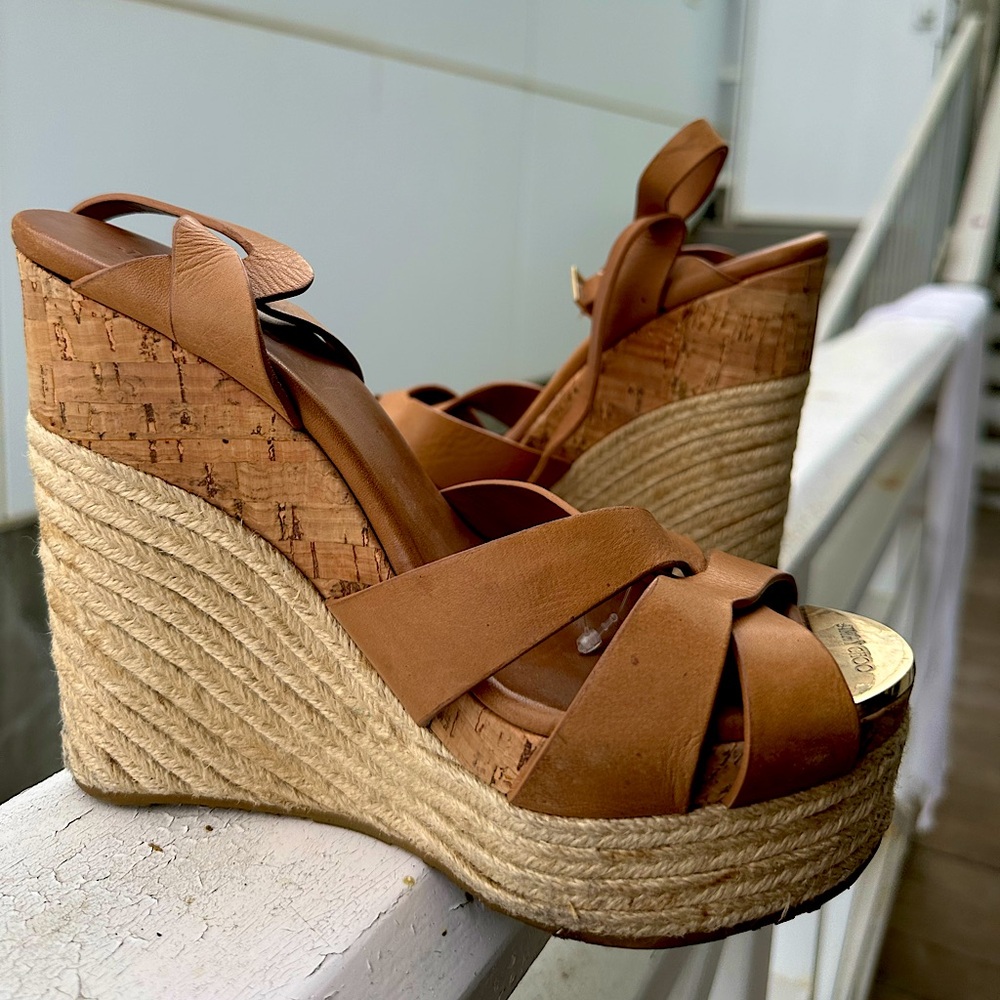 Jimmy Choo Espadrille Wedge 9
